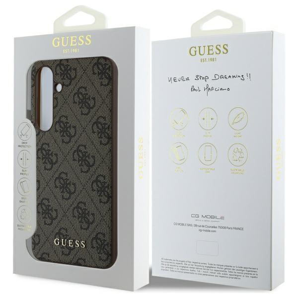 Guess Guhcs24Fegf4Gbr S24 Fe S721        Brazowy/Brown Hardcase 4G Charms Collection