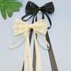Korean Style Bowknot Hair Clips Lace Girls Headwear Elegant Bowknot Barrette  Girls
