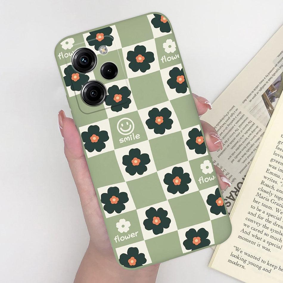 Cell Phone Case For Xiaomi Poco X5 Pro 5G Trendy Pattern Silicone Protective Matte Cover For PocoX5 X 5 X5Pro Capa Funda Bumper