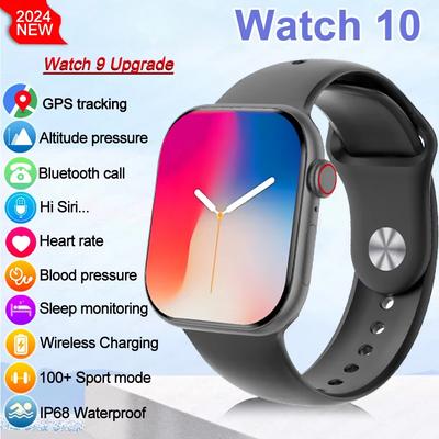 2024 10 Serie Smart Watch Männer Speicher Musik Video GPS Kabelloses Laden IP68 Wasserdichte Bluetooth Anruf Smartwatch