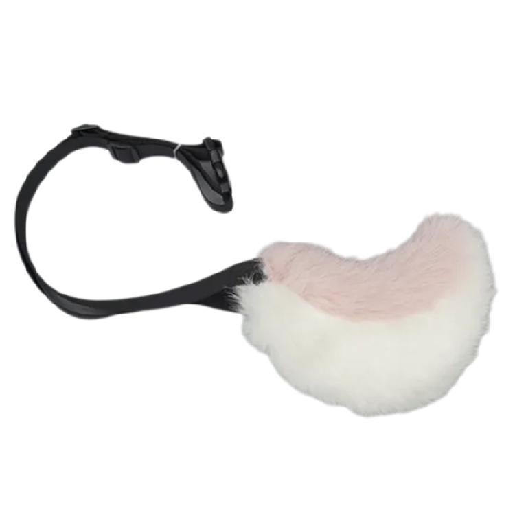 Kaninchenschwanz Verstellbarer Gürtel für Cosplay Halloween Party Kostüm Anime Kostüm Zubehör Tier Schwanz Weicher Tier Schwanz