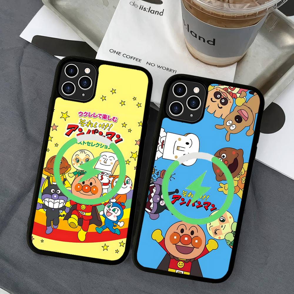 Bread Superman Black For Magsafe Magnetic Phone Case For IPhone 16 15 17 Pro Max 11 12 13 14 Plus Cover