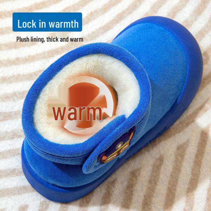 Paw Patrol Kids' Non-Slip Winter Snow Boots - Warm Cotton for Girls