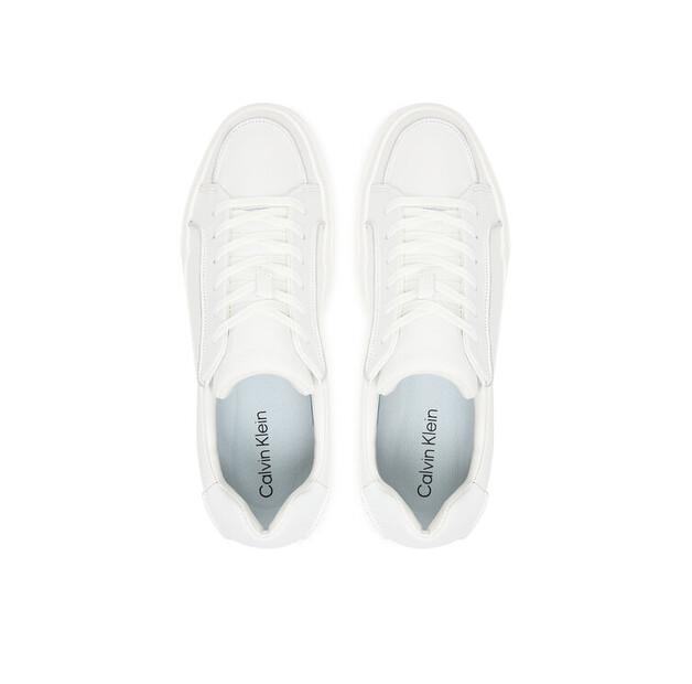 Calvin Klein Chunky Cupsole Lace Up Lth Pinch Sneakers