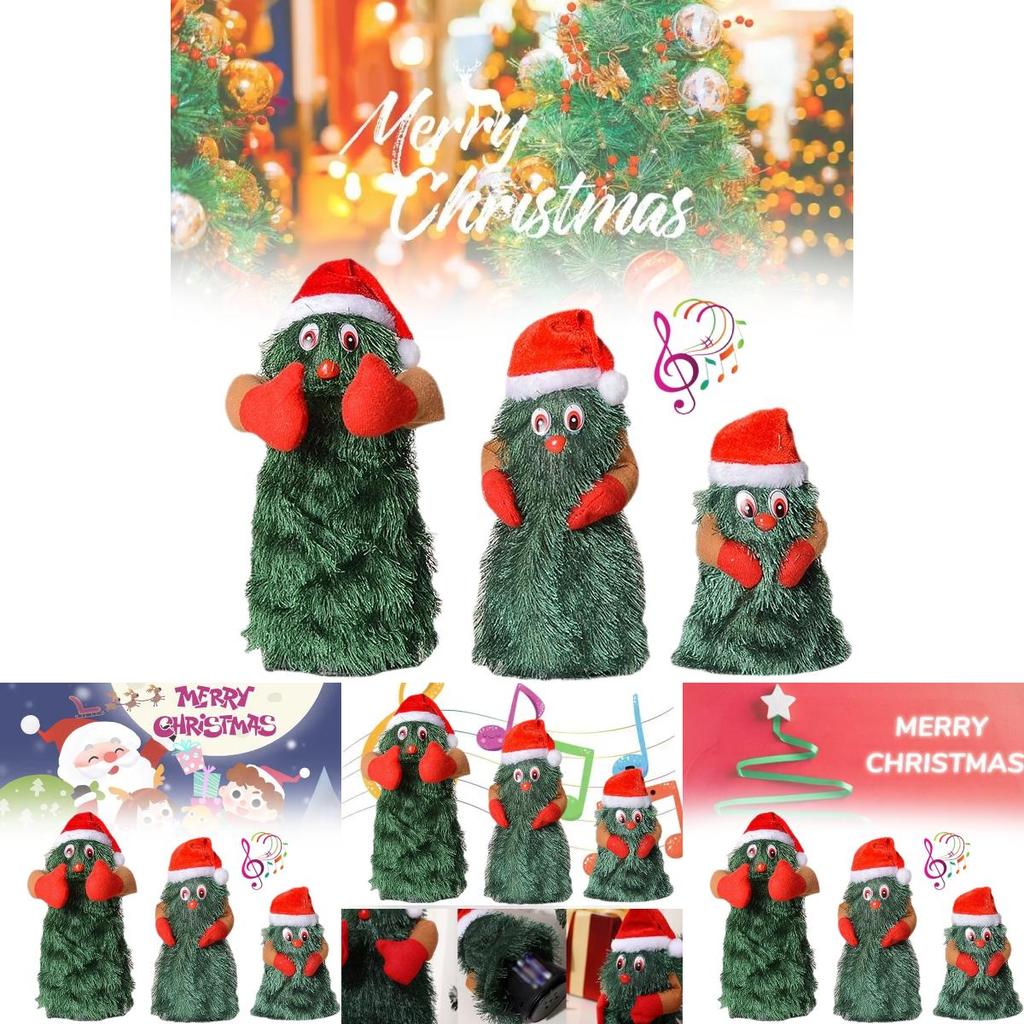 Fun Rotating Christmas Tree Electric Singing Dancing Toy For Kids Festive Decoration