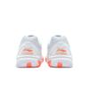 Li Ning Abrasion Resistant, Breathable, Lightweight Low top Badminton Shoes Unisex White Orange AYTS061-7
