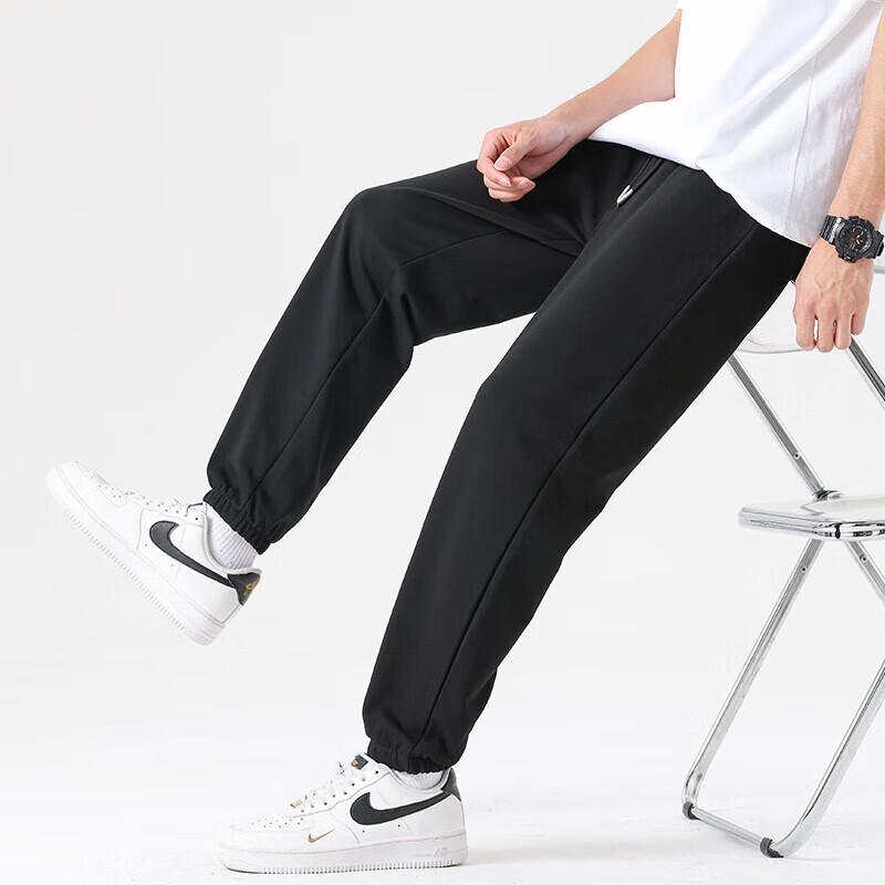 GENIOLAMODE Men's Loose Fit Casual Joggers