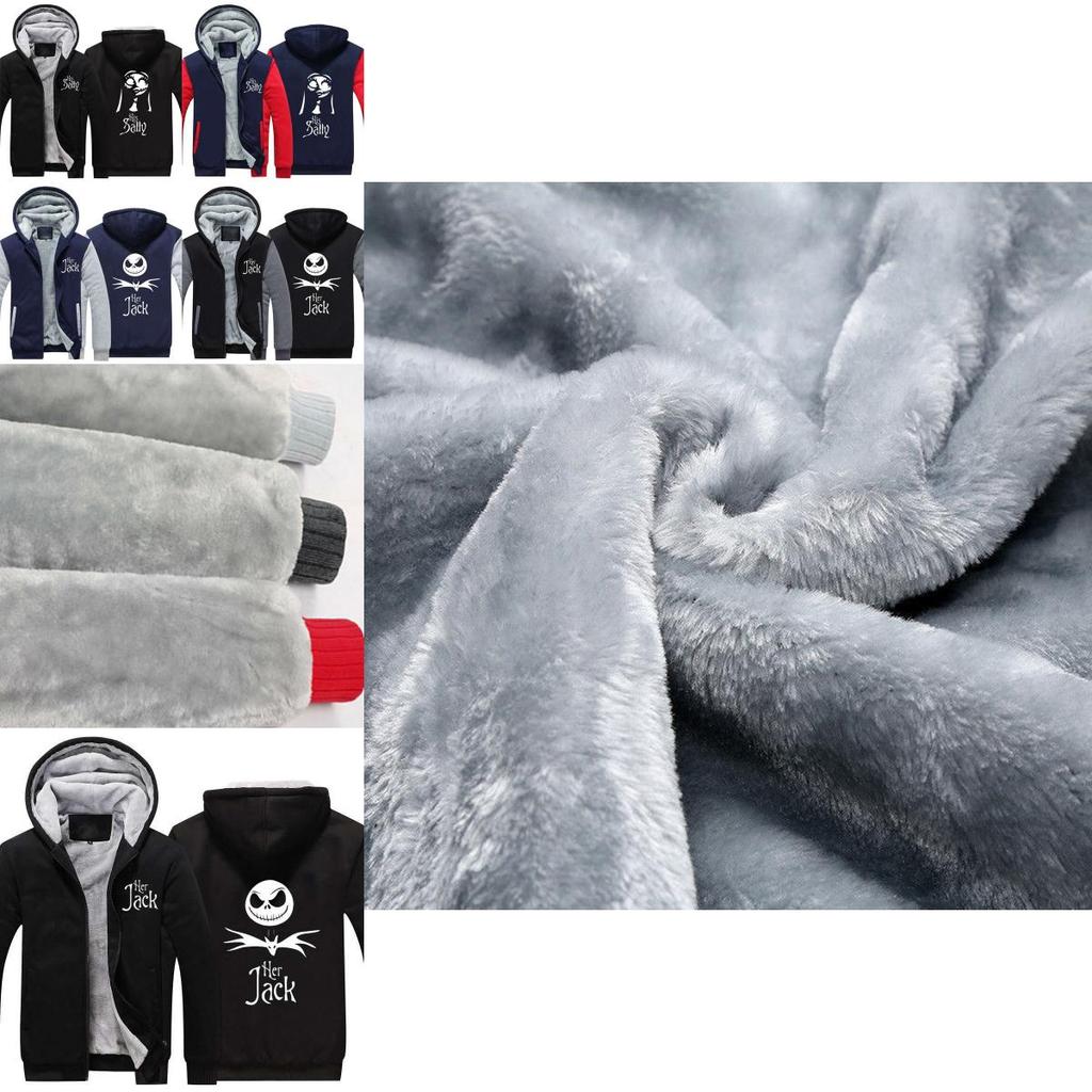 Premium Quality Nightmare Before Christmas Sally Jack Thicken Hoodie Sweatshirt Coat For Ultimate Comfort