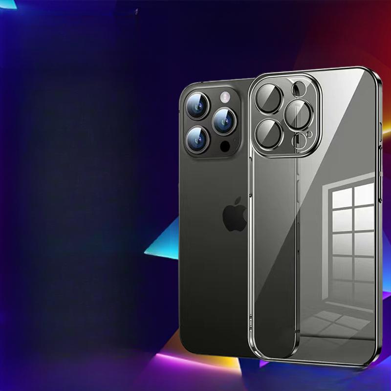 Applicable To Apple IPhone 14Pro Full-inclusive PC Phone Case 15 Transparent 12/11/13 Hard Case Xs