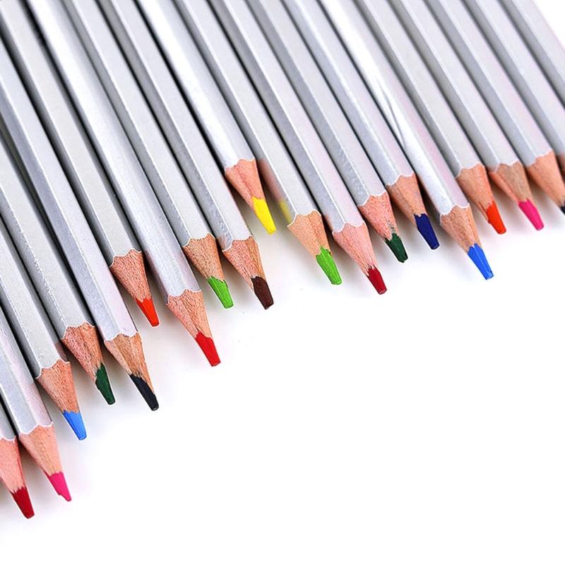 Drawing Pencils Water-Soluble Colored Pencils 12 Different Color Pencils for Coloring Sketching Painting and Drawing