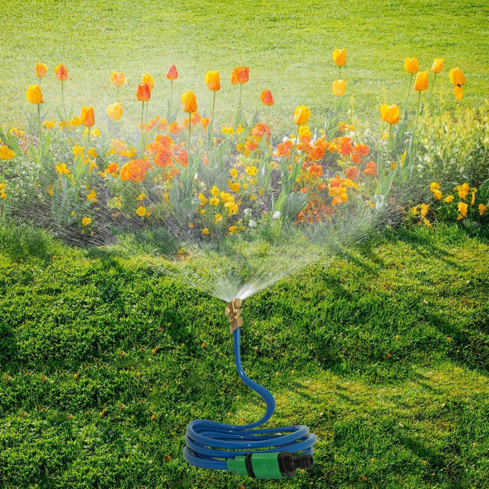 Spray Tube with Connector and Nozzle Watering for Garden Personal Cooling Misting System 3M