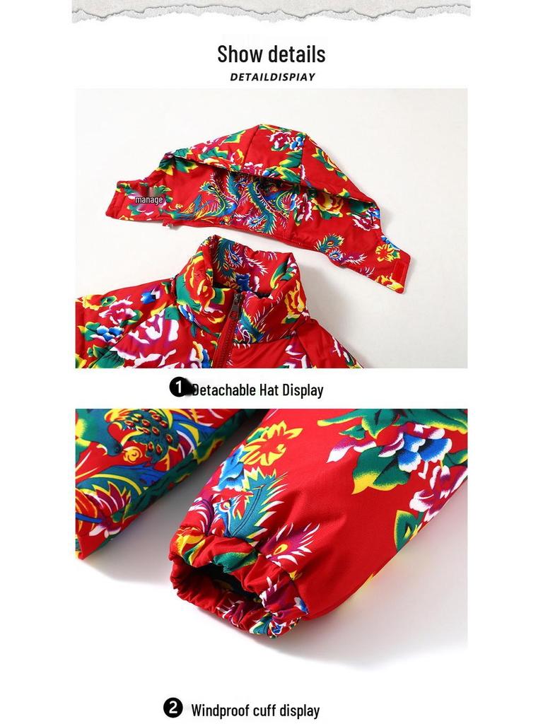 Influencer Winter Style: Peony Floral Thick Cotton Quilt Set & Jacket