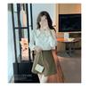 Doll Collar Chiffon Blouse for Women, New Spring and Autumn 2026 Fashionable and Stylish Lace Base Shirt