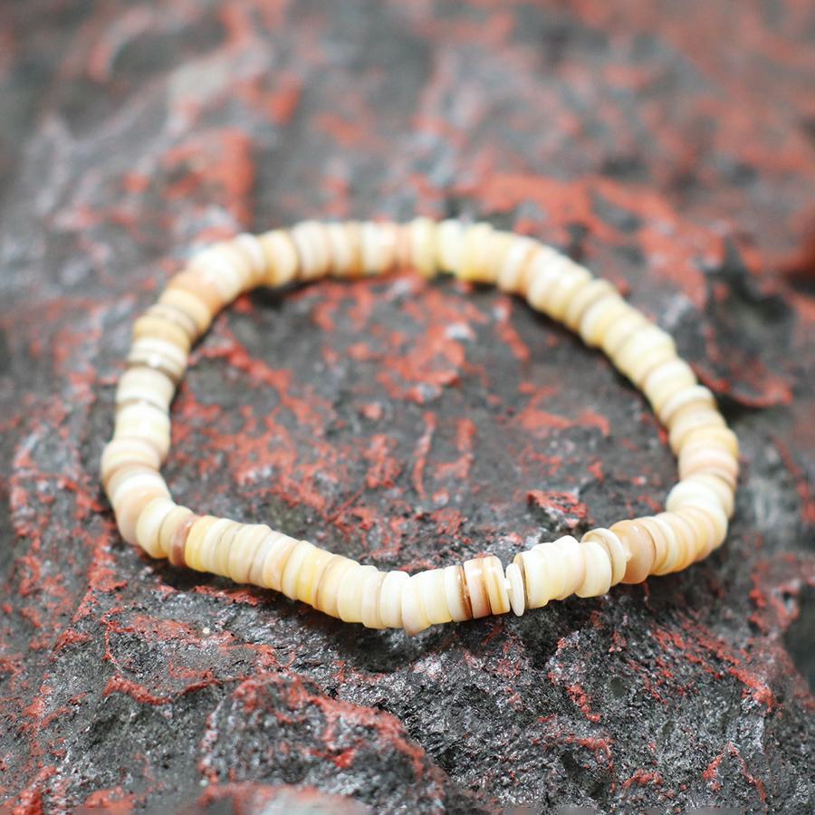 Handmade Beaded Natural Stone Colorful Shell Bracelet Women Men String Of Beads Gift for Friends Couple Jewelry Accessories Gift