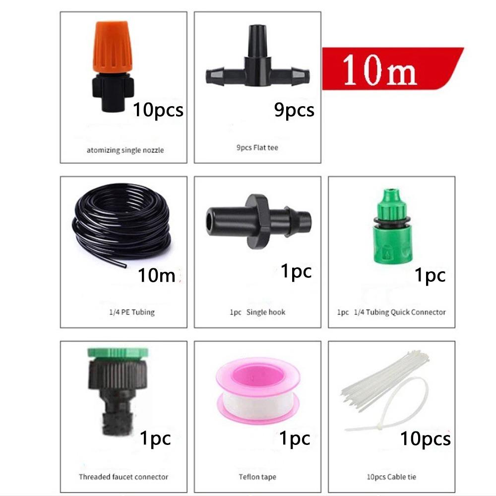 5-30M Drip Irrigation System Fog Nozzles Spray Misting System Micro Irrigation Sprayer  Summer