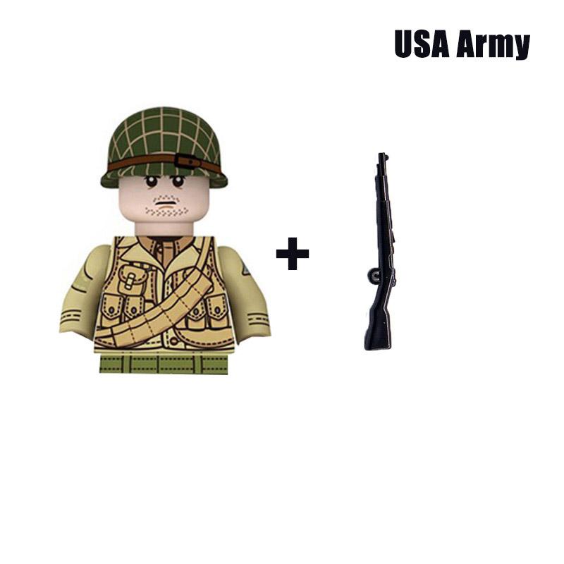 

Детские игрушки Вторая мировая война Военная армия Строительные блоки США Великобритания Советский Союз Китай Франция Солдаты Мини-фигурки Игрушки для детей Рождественские подарки