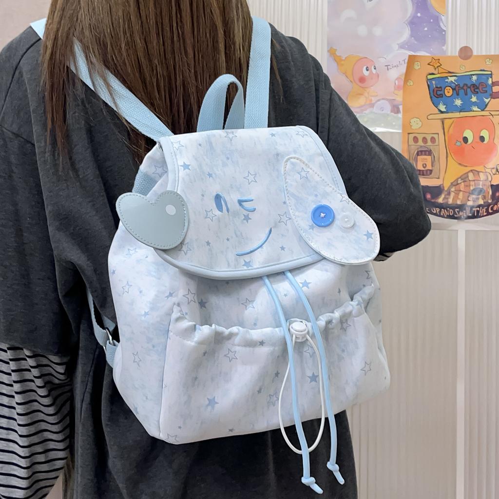 Schoolbag new cute girl backpack cartoon lightweight versatile women's bag retro parent-child backpack children's school bag