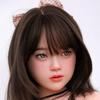 100% Silicone Head Standard Wig Suitable for 130-180CM Sex Doll Body 2 Connection Methods Sex Toys Mannequins Silicone Heads GJ007