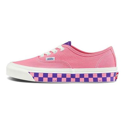 Style 44 Checkerboard Casual Low-Top Skate Shoes Unisex Sneaker Purple Pink VN0A54F241K