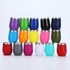 Stainless Steel Eggshell Wine Tumbler 12oz Double Wall Vacuum Insulated Reusable Cup for Birthday Holiday Gifts
