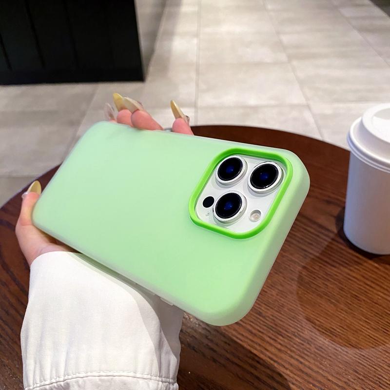 Luxury Candy Color Matte Phone Case For iPhone 11 12 13 14 15 16 17 Pro Max Plus Air Shockproof Bumper Back Cases Cover