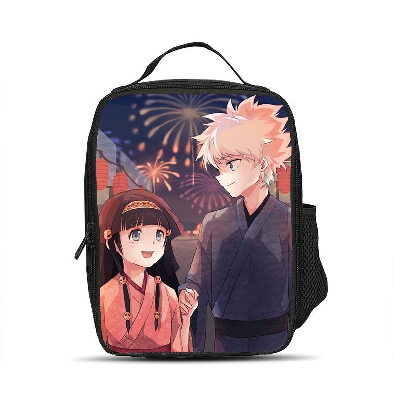 HUNTER × HUNTER Ice Bag Anime Printed Kindergarten Primary School Boys and Girls New Large Capacity Lightweight and Compact