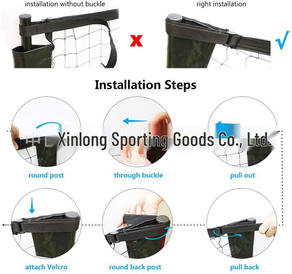 Heavy-Duty PVC Mesh Portable Pickleball and Tennis Practice Net