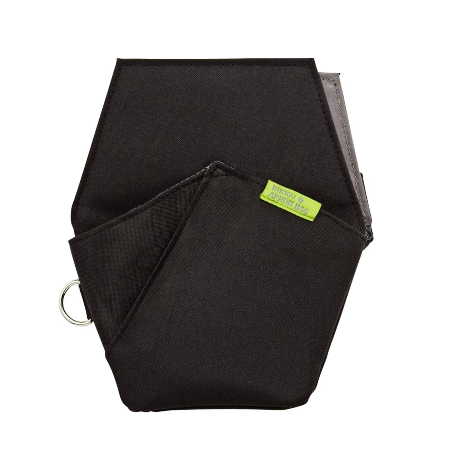 

Kutsuwa Stationery Apron Bag with Pocket, Black, BE008BK