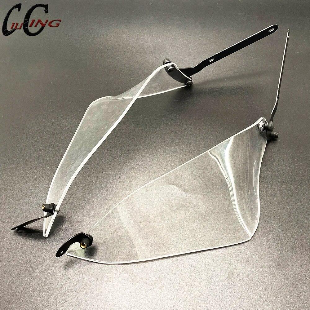 Motorradzubehör Spoiler für Ducati Desert X 2022 Desert X 2023 Seitendeflektor Schwarz Luftgrau