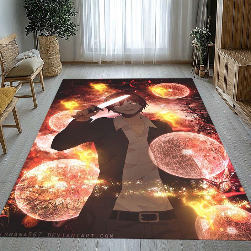 Assassination Classroom Anime Woonkamer Antislip Vloerkleed Zacht Tapijt voor Slaapkamer Kinderkamer Speelkamer Bank, Huisdecoratie Deurmat Cadeau