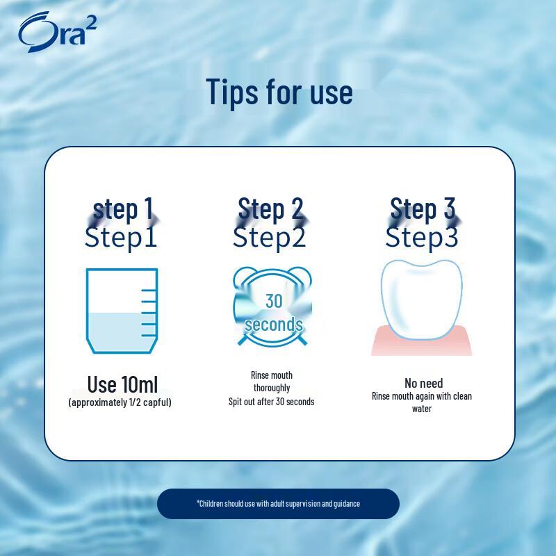 Ora2 Breath & Stain Clear Mouthwash