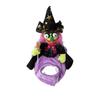Adjustable Chest Strap Wizard Riding Dog Clothes 3D Doll Halloween Pet Dress UP  for Pet Party