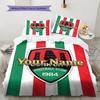Cork City F Custom Name Pattern Bedding Quilt Set Quilt Cover Pillowcase Home Birthday Gift(1 * Duvet Cover + 2 * Pillowcase, Without Core)