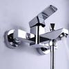 Sanlian Bathroom Shower Faucet Square Bathtub Faucet Bathroom Electroplated Copper Faucet Basin