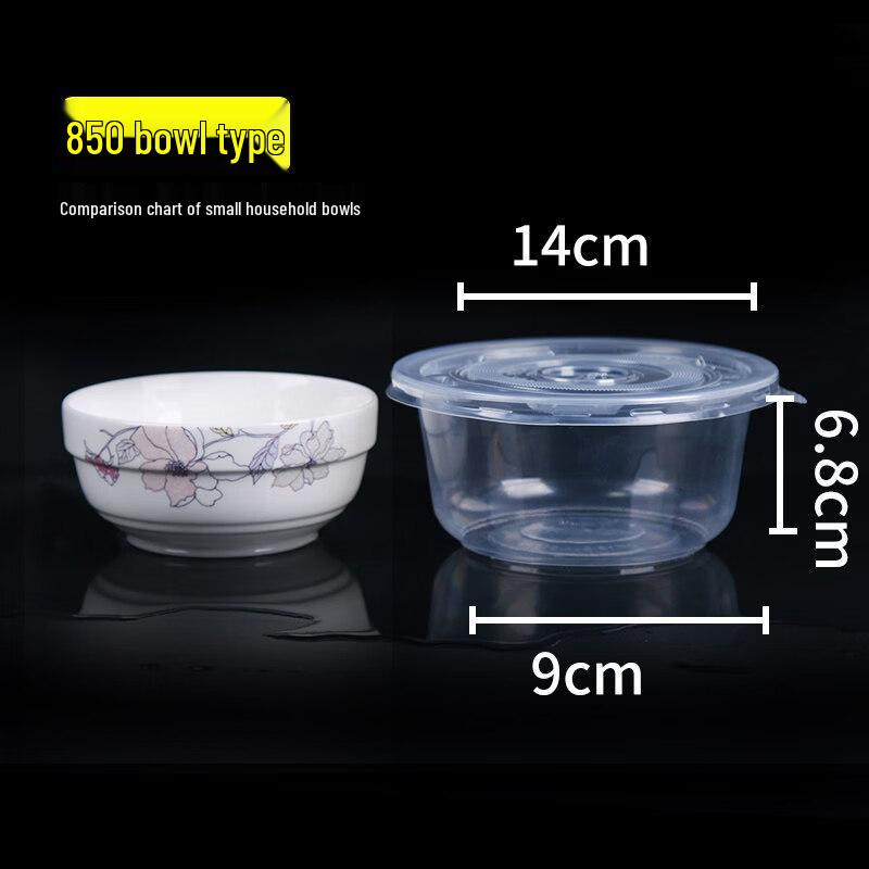 Star Disposable Plastic Bowls with Lids