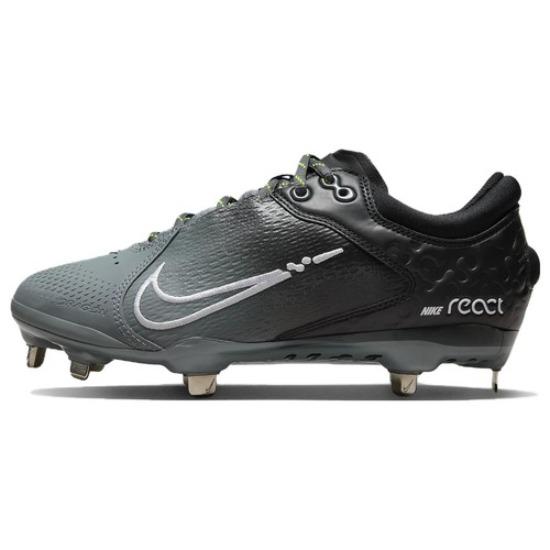 Nike HyperDiamond 4 Elite Low Black Cool Grey W - CZ5917-001