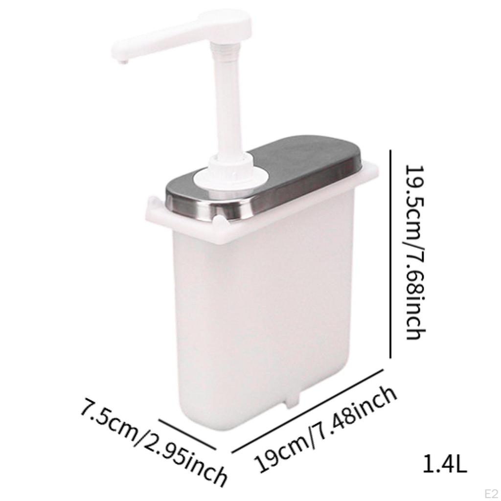 Condiment Pump Bottle for Sauces, Dressings, And Syrups Home Restaurant