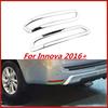 For Toyota Innova 2016 2017 2018 2019 2020 2025 ABS Chrome Rear Fog Light Lamp Cover Decoration Trim Frame Accessories