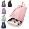 Dry Wet Separation Women Sports Backpack Large Capacity Lady Swimming Bag Gym Fitness Bag  Sports