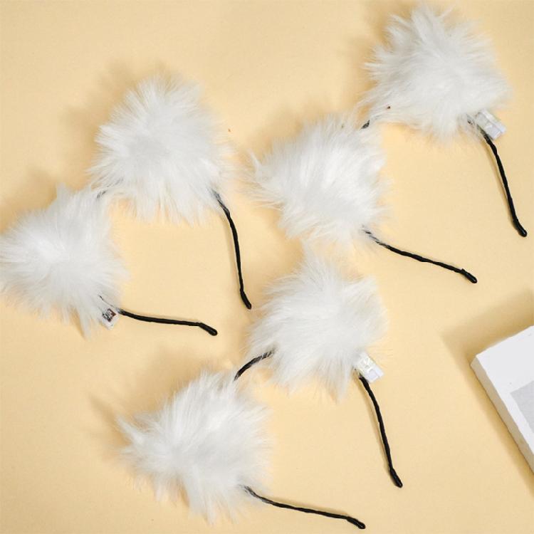 Sweet Hair Accessories Students Washing Face Hairband Fox Ears Hairhoop Glowing