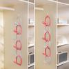 6Pcs Hat Storage Racks Scarf Bag Organizer Strong Load-bearing Easy To Install Space-Saving Baseball Cap Hanger