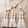 Nordic minimalist curtain tiebacks, boho-chic homestay style. Securely hold sheer curtains, tidy & stylish, adds fresh vibes