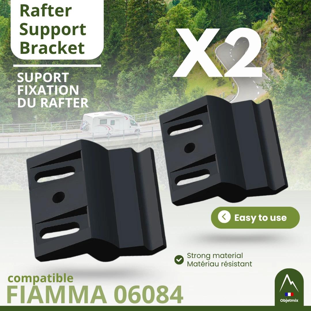 2pcs/Set Rafter Support Bracket For RV Awning FIAMMA F45/F70 06084/06085 98655-542 Campervan & Van Accessories