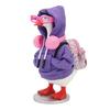 Creative Desktop Ornament Decoration Mini Goose Clothing Accessories Set for 7 Inch Goose, Includes Hooded Miniature Sweatshirt Small Backpack Glasses