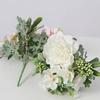 5 Heads Artificial Peony Flowers 26cm Hydrangea Bride Bouquet Fake Flowers  for Home Wedding Decor