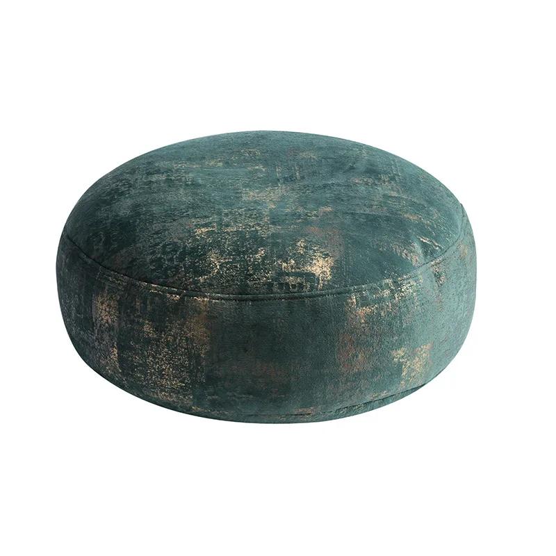 

Nordic Style Meditation Cushion Cover Velvet Fabric Futon Tatami Unstuffed Bay Window Homestay Stool Ottoman Unfilled Lazy Pouf 40x15cm