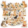 35pcs-100pcs Cute Reading Stickers Whimsical Books DIY Stickers Stationery Stickers For Laptop Motorcycle Luggage Phone DIY