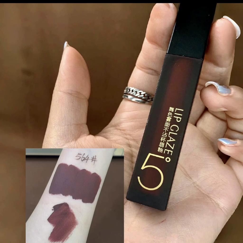 Midorah Dance Color Non-Stick Lip Glaze, Non-Fading, Waterproof, Matte Finish, Natural Look, Affordable Student-Friendly, Popular Online Model,