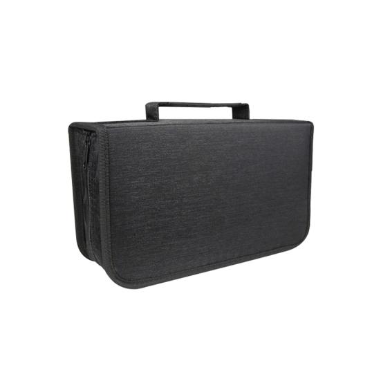 

128 Discs DVD Zipper Album Storage CD Holder Case Wallet Carrying Bag Organizer чёрный