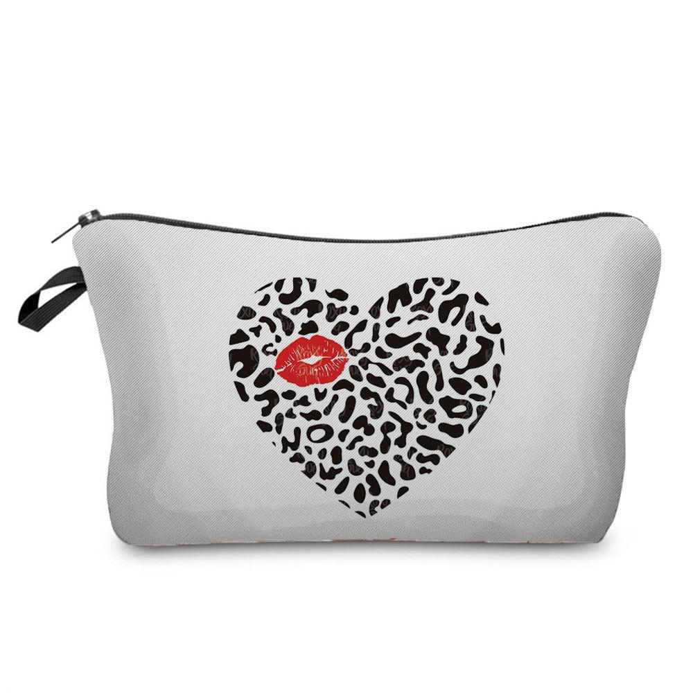 Women Lips Print Cosmetic Bag Toiletries Organize Travel Storage Case 6382